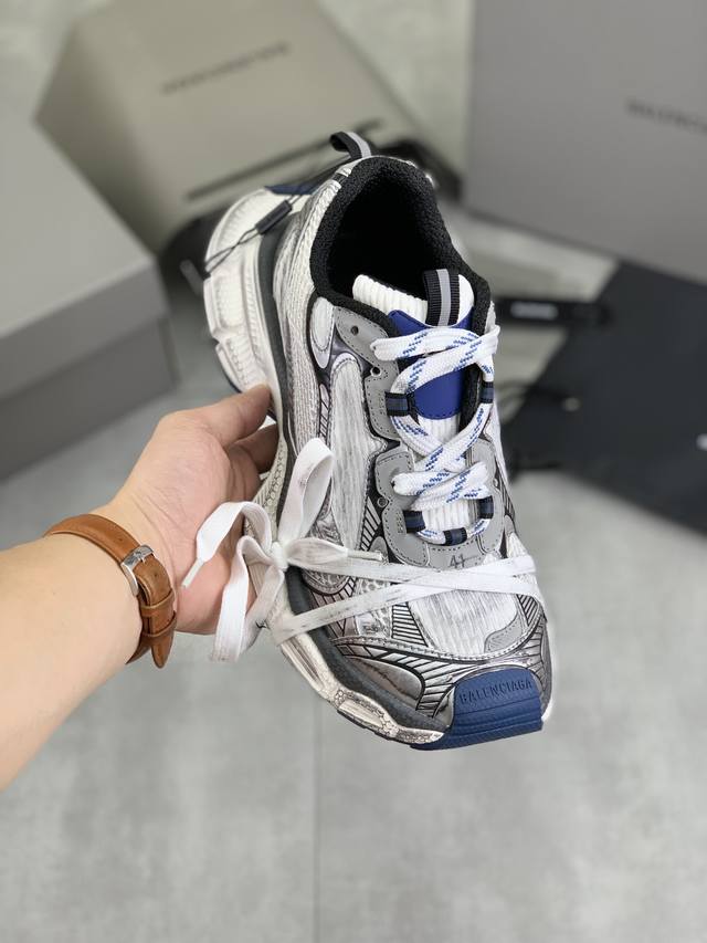 工厂价 实价 高版本 Balenciaga巴黎世家 九代23Ss最新爆款3Xl Sneaker系列 情侣款 休闲 老爹鞋 运动鞋 原版购入开发 做货 Balen